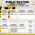 UPDATED Weekly Public Skating